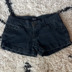 Celebrity Pink Women's Black Jean Shorts